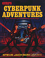 GURPS Cyberpunk Adventures – Cover