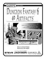 GURPS Dungeon Fantasy 6: 40 Artifacts – Cover