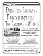 GURPS Dungeon Fantasy Encounters 1: The Pagoda of Worlds – Cover