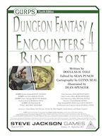 GURPS Dungeon Fantasy Encounters 4: Ring Fort – Cover