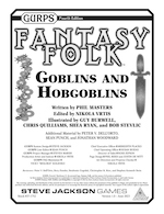 GURPS Fantasy Folk: Goblins and Hobgoblins – Cover