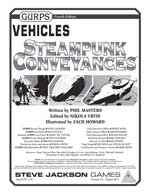 GURPS Vehicles: Steampunk Conveyances – Cover