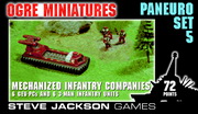 Ogre Miniatures
Paneuropean Set 5 - Mechanized Infantry Companies