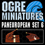 Ogre Miniatures Paneuropean Set 6 - Howitzer Battery and Mobile Artillery Troop